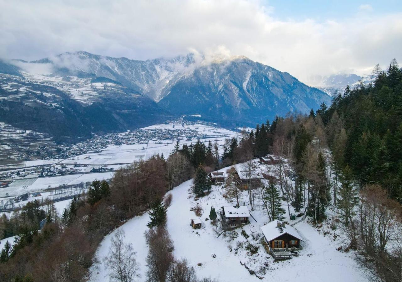 Charmant Chalet Dans La Montagne Proche De Verbier Sembrancher Buitenkant foto