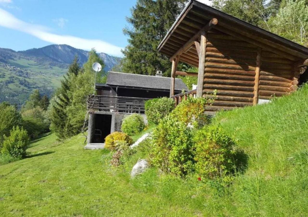 Charmant Chalet Dans La Montagne Proche De Verbier Sembrancher Buitenkant foto