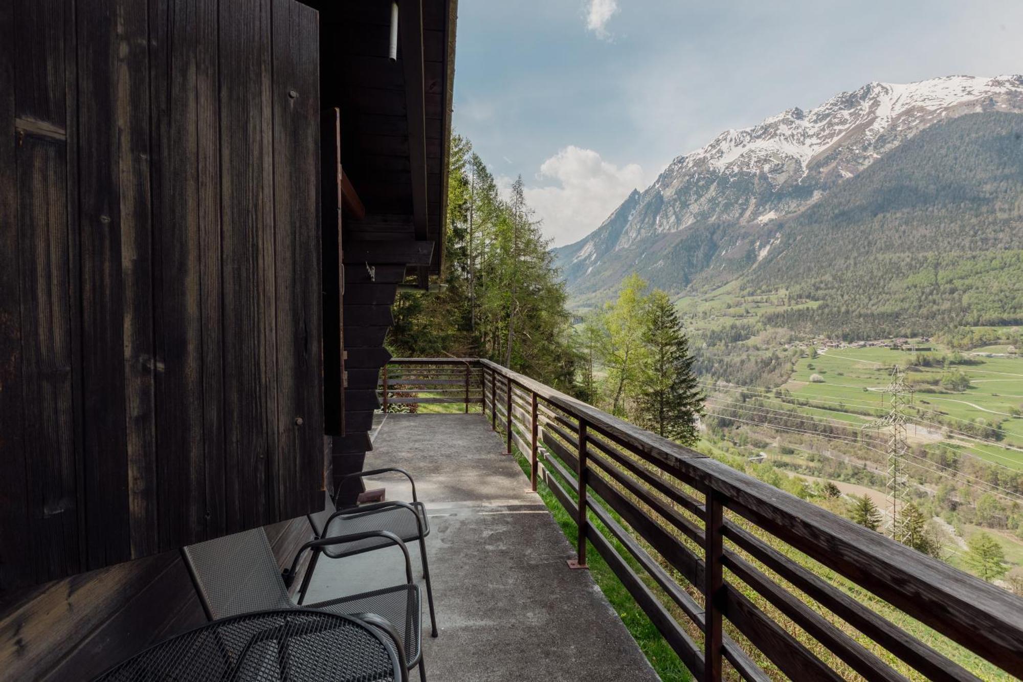 Charmant Chalet Dans La Montagne Proche De Verbier Sembrancher Buitenkant foto